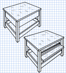 Concealed End Table Plans