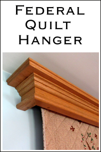 Photo of quilt hanger plans