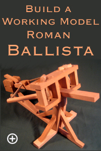 Photo of Roman stone throwing ballista plans