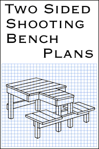 DIY shooting bench for right and left-handed shooters