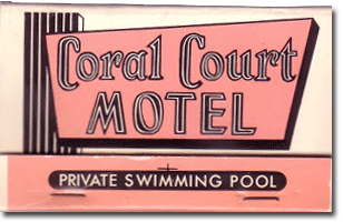 Coral Court Motel Matchbook