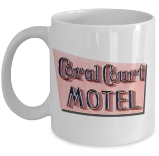 Coral Court Motel Sign Mug