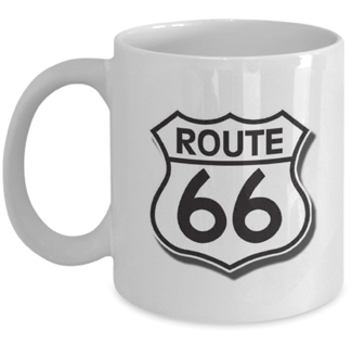 Route 66 Highway Shield Mug