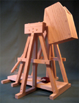 Scottish highland trebuchet catapult