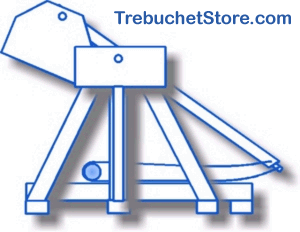 Trebuchet Cocked and Ready to Fire