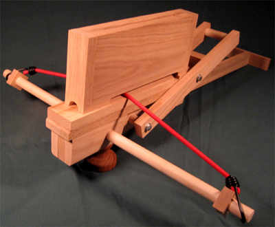 Photo of a working chinese repeating crossbow built from plans