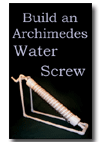 Build a Working Model Archimedes Water Screw