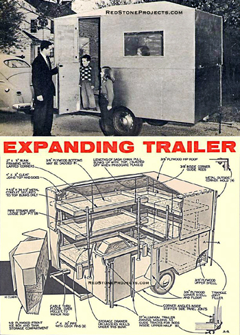 Cover of plans for building mobile vacation home.