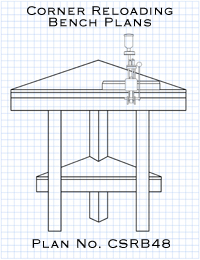 Corner reloading bench