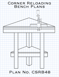 Corner reloading bench