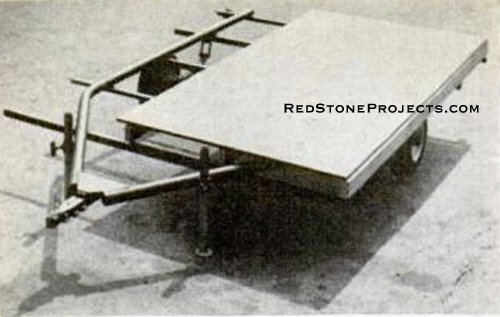 Build The Chassis, then attach the floor pieces. The trailer stands are attached to the forward portion of the chassis.