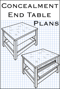 How to build an end table with a secret compartment
