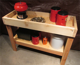 Reloading Ammunition Brass Processing Bench