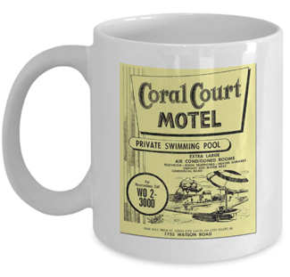 Coral Court Motel Yellow Pages Mug