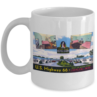 Route 66 Little King's Court Hotel Mug