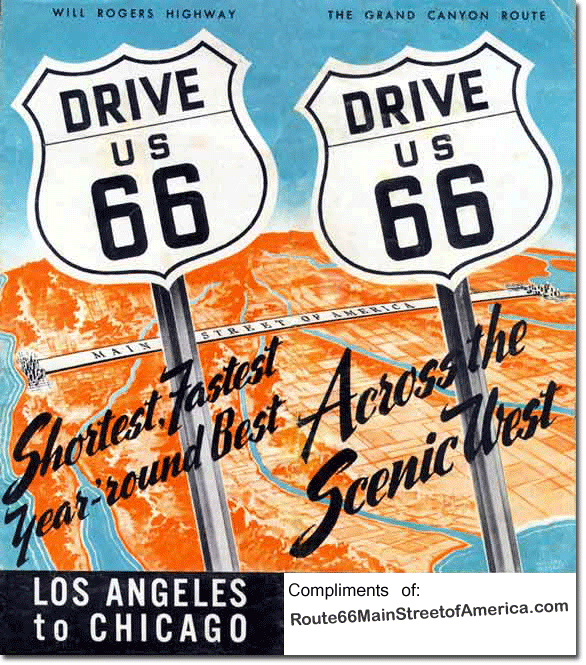 Retro guide to Route 66 the main street of america