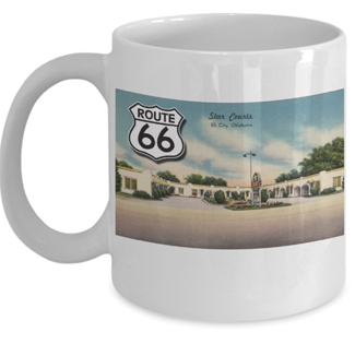 Route 66 Star Courts Mug