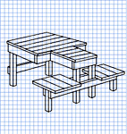 Shooting bench plans for both left and right-handed shooters