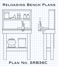 Plans for how to build a reloading bench you can conceal in a closet.