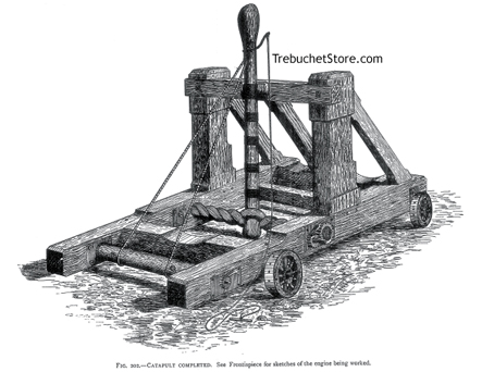 Completed Catapult Built From These Plans