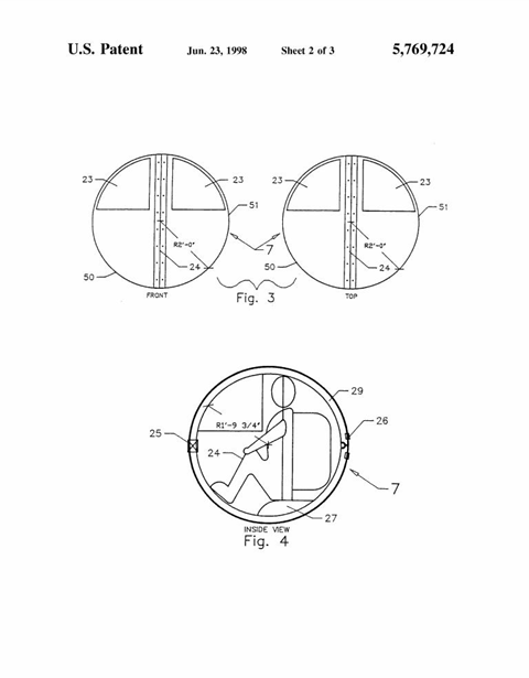 Capsule for Human Catapult