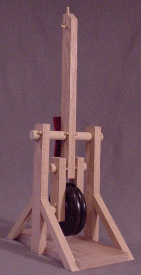 Trebuchet Kit - Assembled and in the fired positon