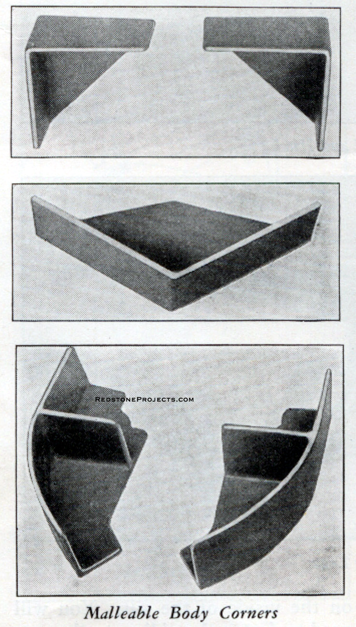House trailer malleable weatherproof body corners.