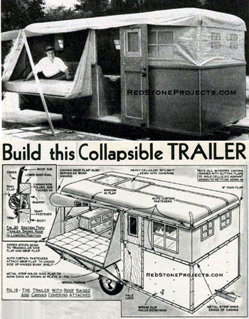 DIY collapsible trailer plans cover