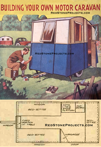 Build Your Own Motor Caravan Plans Cover