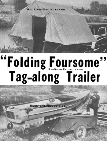 Build a Combination Boat and Tent Camping Off Road Trailer Plans cover