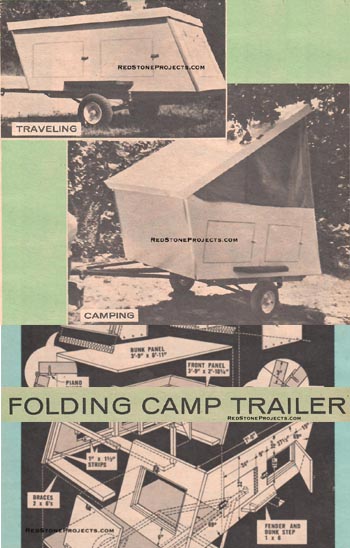 Easy To Build Folding Camp Trailer