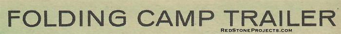 Folding Camp Trailer