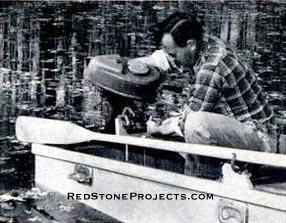 4. It floats like a cork in water, but is surprisingly rugged. You can use the muscle power of oars, or attach an outboard to the board designed to keep the prop off rocks.