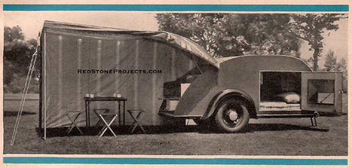 Though compact, the snug quarters provided be this lightweight trailer, named the Kaycraft Kampster, have every needed convenience.
