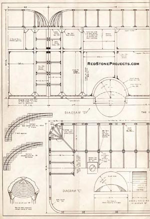 Jim Dandy Cabin Cruiser Trailer Plans Sheet C-1 Left Side