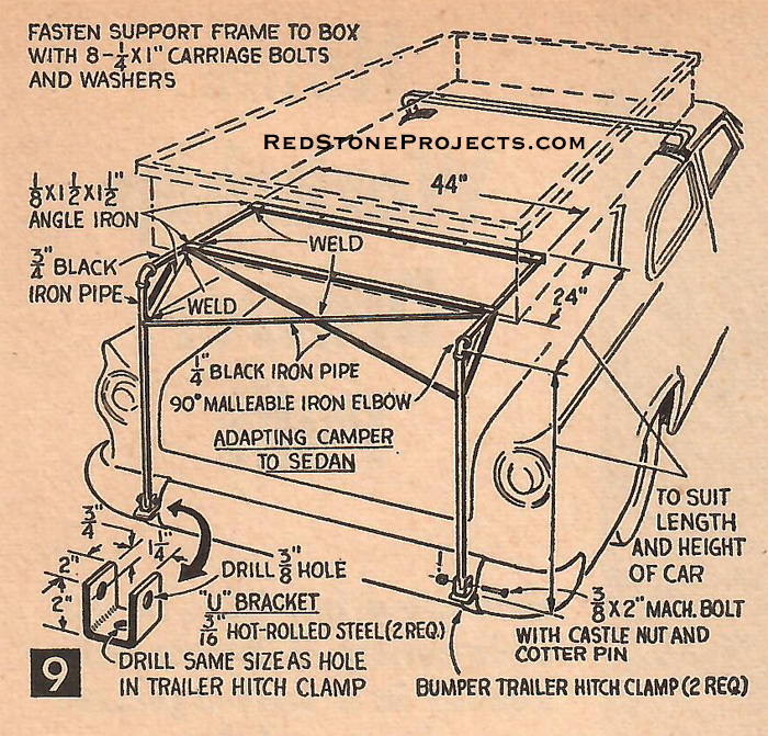 Figure 9. Roof  Top Sleeper Sedan Adapter
