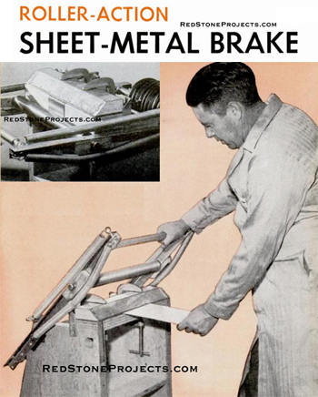 Roller Action Sheet Metal Bending Brake Plans