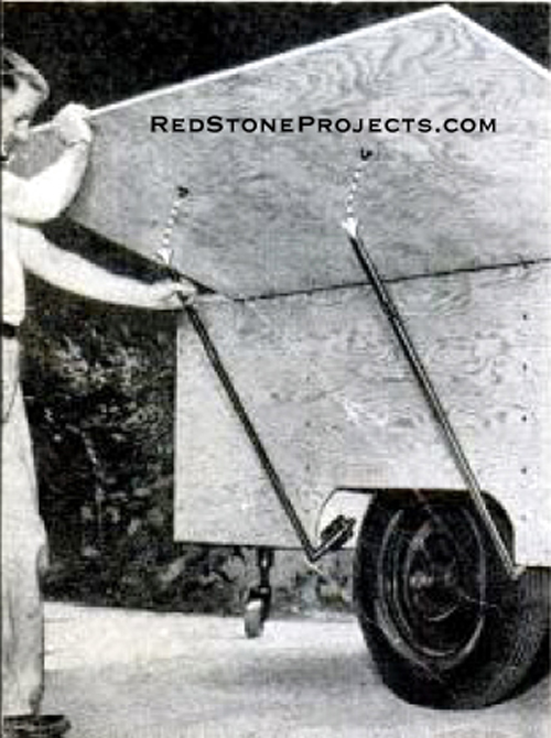 Bolt-head studs project from lids to engage ends of pipe supports.