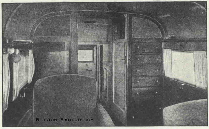 Interior of trailer looking aft.