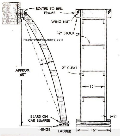 Figure 1. Auto Sleeper Ladder Details