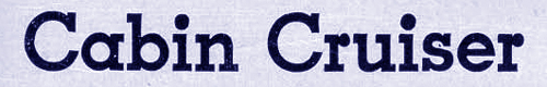 Vintage cabin cruise banner.