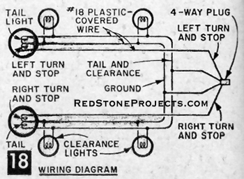 Vintage 1960 camping trailer with slide out Figure 18. Wiring Diagram