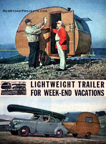 Wanderbug lightweight weekend vacation trailer plans.